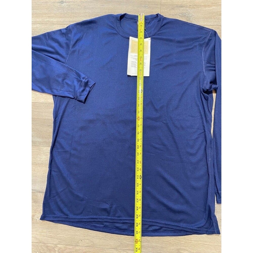 Patagonia Capilene Mens XXL Lightweight Long Sleeve Base Layer Blue Vintage NWT - Picture 5 of 10